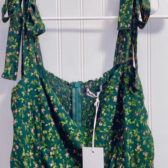 Reformation Niara Dress | Coriander🎉Summer SALE🎀 NEW - Picture 6 of 11